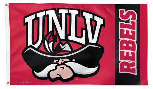 University of Nevada-Las Vegas UNLV Rebels NCAA Deluxe-Edition 3'x5' Flag - Wincraft