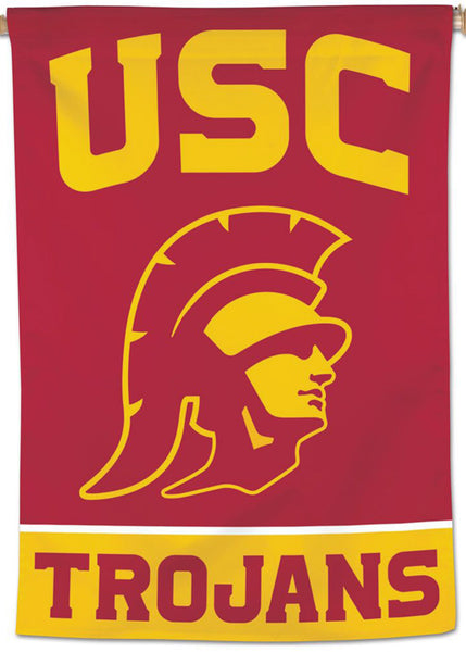 USC Southern California TROJANS Warrior-Head Logo Official NCAA Team Logo NCAA Premium 28x40 Wall Banner - Wincraft
