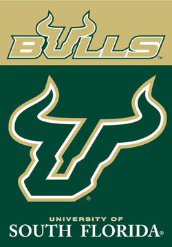 University of South Florida Bulls Official 28x40 NCAA Premium Team Banner - BSI Products