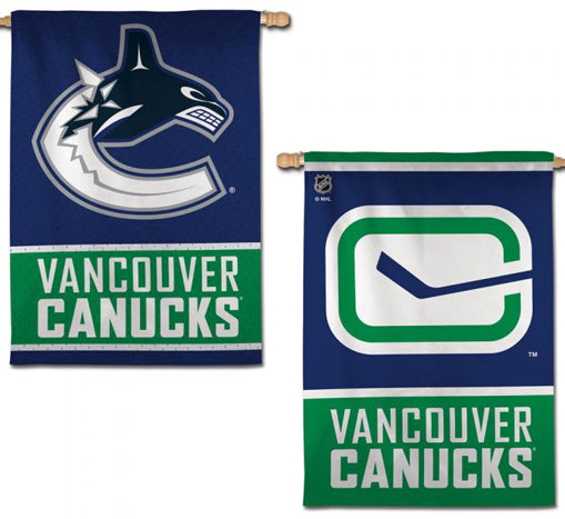Vancouver Canucks Official NHL Hockey 2-Sided Vertical Flag Wall Banner - Wincraft