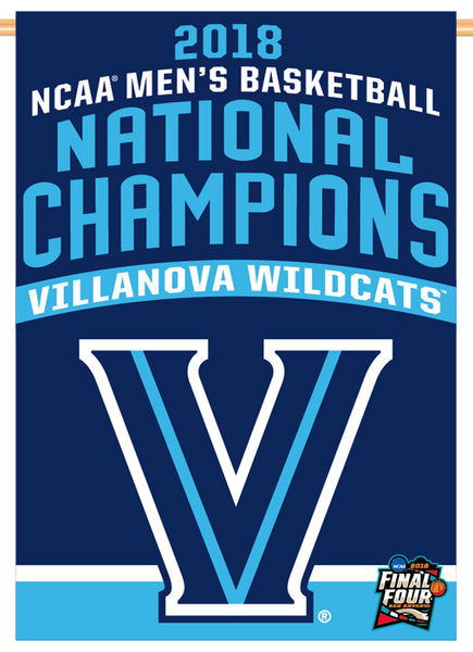 Villanova Wildcats 2018 NCAA Basketball Champions Official Wall BANNER Flag - Wincraft