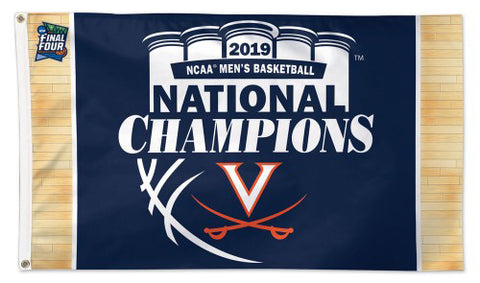 Virginia Cavaliers NCAA Basketball 2019 National Champions Deluxe-Edition 3'x5' Flag - Wincraft