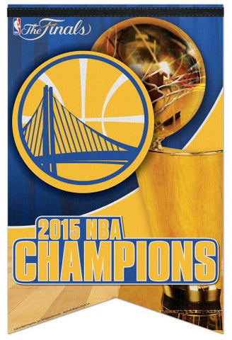 Golden State Warriors 2015 NBA Champions Premium Felt Banner - Wincraft
