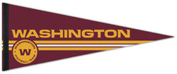 Washington Football Team "W-Style" 2020 Official NFL Football Premium Felt Collector's Pennant - Wincraft