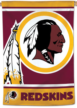 Washington Redskins Official NFL Team Logo and Script Style Team Wall BANNER - Wincraft