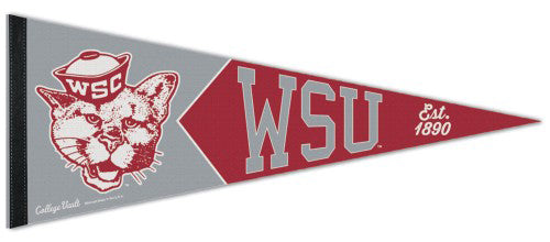Washington State Cougars NCAA College Vault 1940s-Style Premium Felt Collector's Pennant - Wincraft