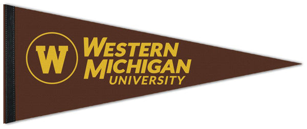 Western Michigan University WMU Broncos Official NCAA Team Logo Premium Felt Pennant - Wincraft