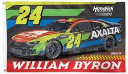 William Byron NASCAR #24 Axalta Chevrolet ZL1 Huge 3' x 5' Banner Flag - Wincraft
