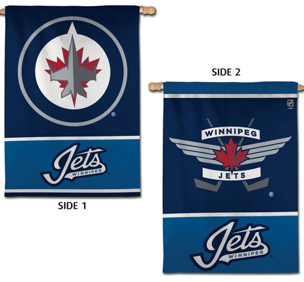 Winnipeg Jets Official NHL Hockey 2-Sided Vertical Flag Wall Banner - Wincraft