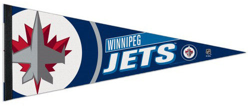 Winnipeg Jets Official NHL Hockey Team Logo Style Premium Felt Pennant - Wincraft