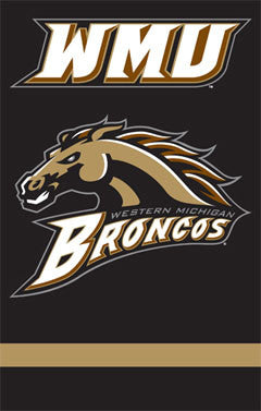 Western Michigan University Broncos Official Team Banner - Party Animal
