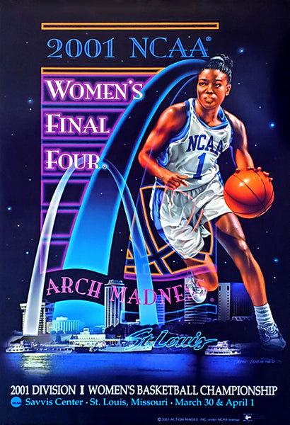 NCAA Women's Basketball 2001 Final Four St. Louis Official Event Poster - Action Images