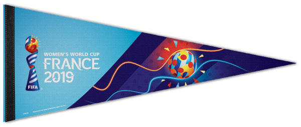 FIFA Women's World Cup Soccer 2019 France Official Premium Felt Event Pennant - Wincraft