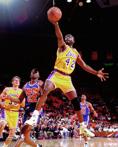 James Worthy "Showtime" (c.1992) Los Angeles Lakers Premium Poster Print - Photofile