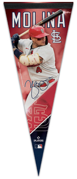 Yadier Molina St. Louis Cardinals Signature Series Premium Felt Collector's Pennant - Wincraft