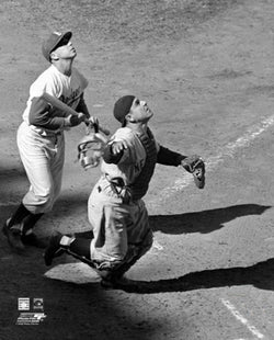 Yogi Berra "The Catcher" (c.1953) New York Yankees Premium Poster Print - Photofile