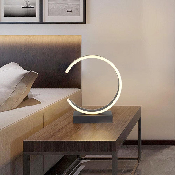 Buy C Shaped Led Table Lamp Modern Desk Lamp Makeup Lighting At