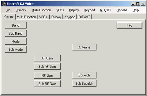 Elecraft K3 Voice