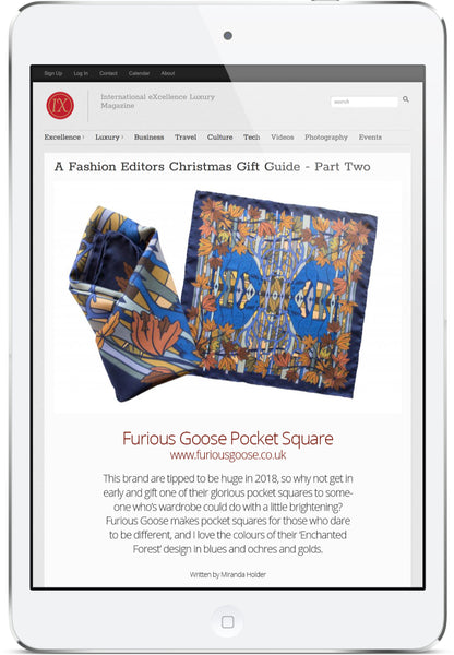 Furious Goose Pocket Square – International Excellence