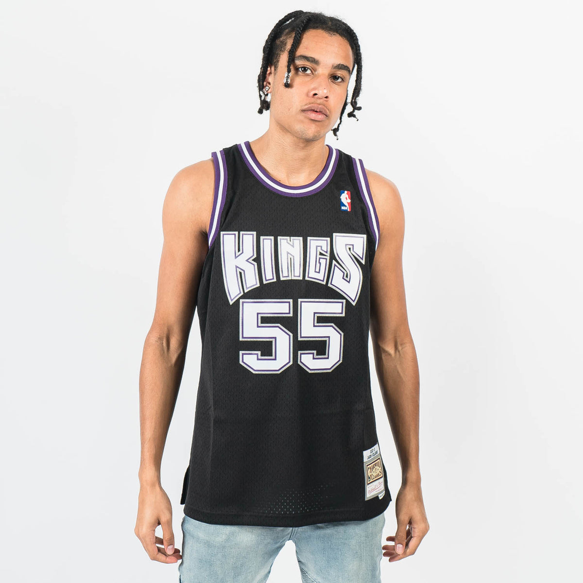 Mitchell & Ness Men's Sacramento Kings Jason Williams #55 Swingman Jersey, Size: Medium, Black