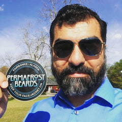 Permafrost Beards Alaskan Beard Oil and Beard Balm, Made In Fairbanks Alaska, men's grooming products mustache wax too. Where to buy Permafrost Beards products. Nine Line.