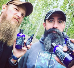 Permafrost Beards Alaskan beard oil and beard balm made in Fairbanks Alaska best beard products in the world. Compete for Mr. Facejacket at the howling dog.