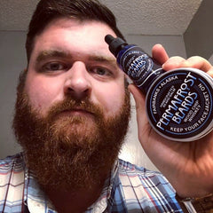 Permafrost Beards Alaskan Beard Care Products. Beard Balm, Beard Oil, Beard Wash, Mustache Wax all certified Made In Alaska. Keep Your Facejacket On!