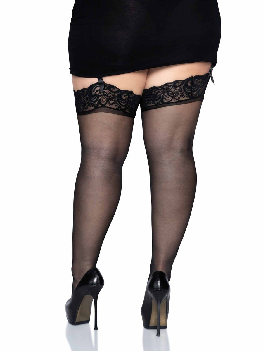 Thigh High Stockings Womens Plus Size Stockings Leg Avenue