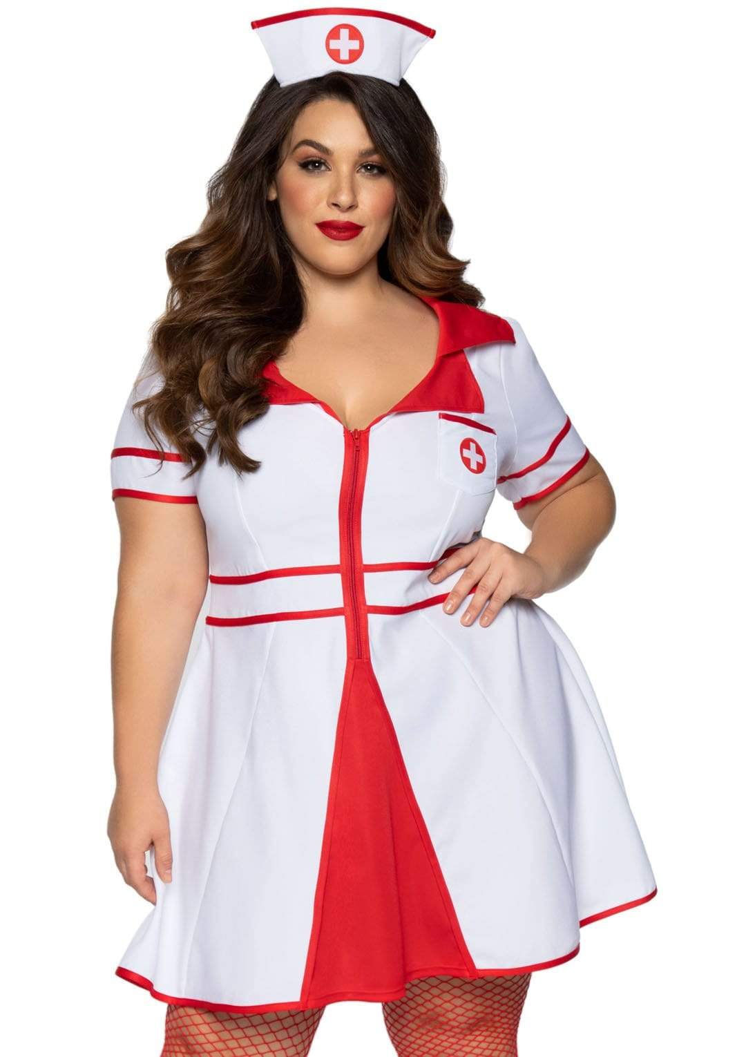 Plus Size Hospital Honey Nurse Costume For Women | Leg Avenue