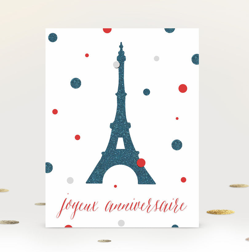 French Printable Birthday Card – Clementine Creative