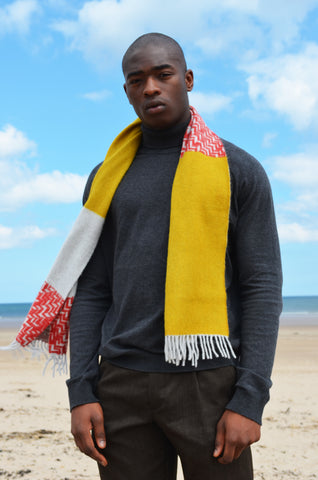 menswear anogora wool scarf