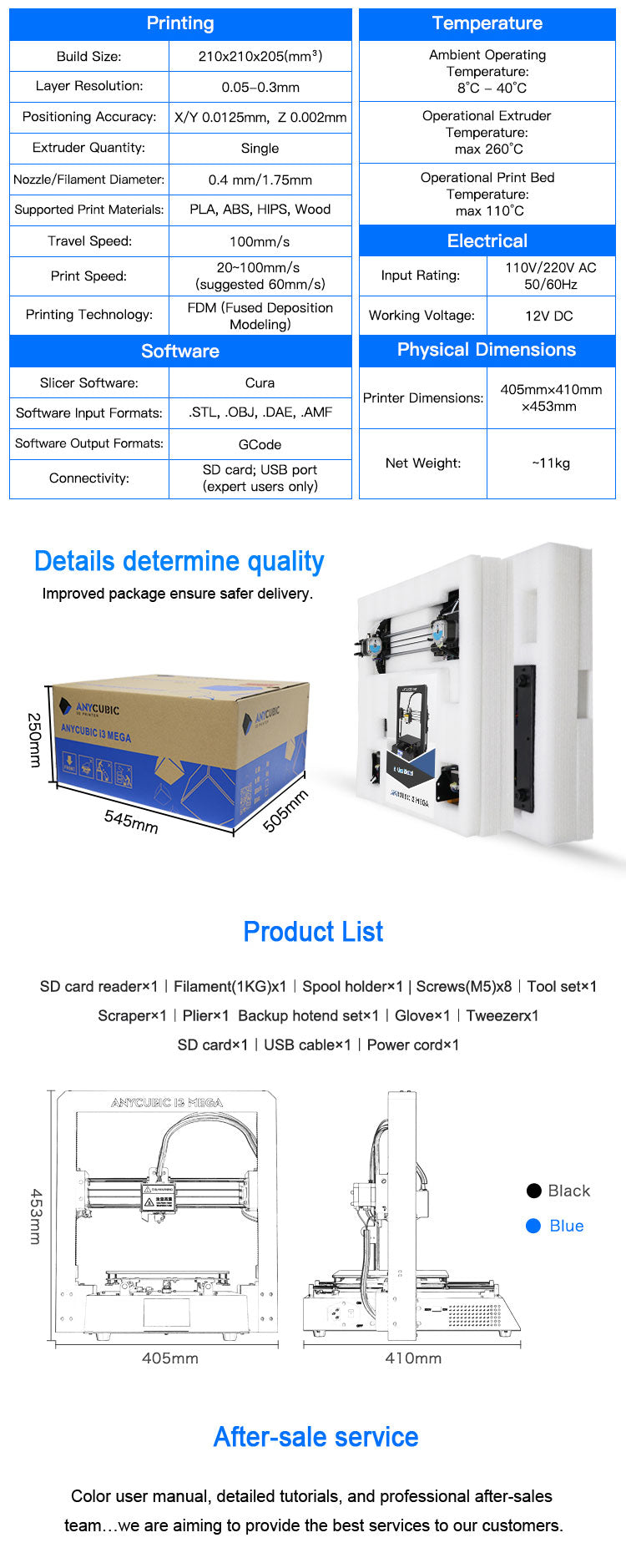 Anycubic I3 Mega 3D printer