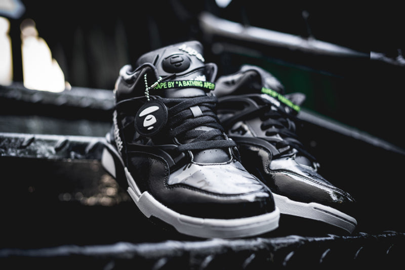 aape by a bathing ape x reebok pump omni lite