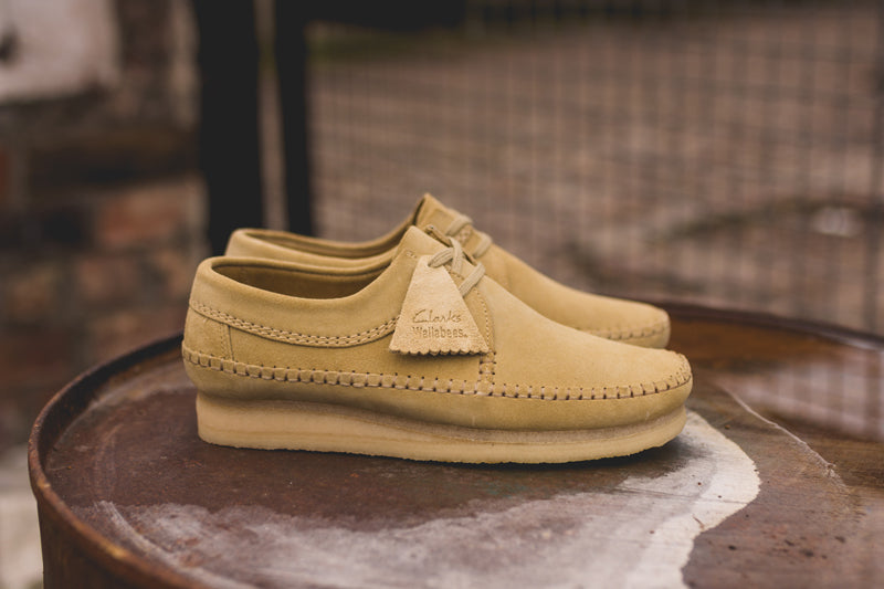 clarks weaver maple suede