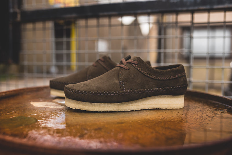 clarks weaver forest green