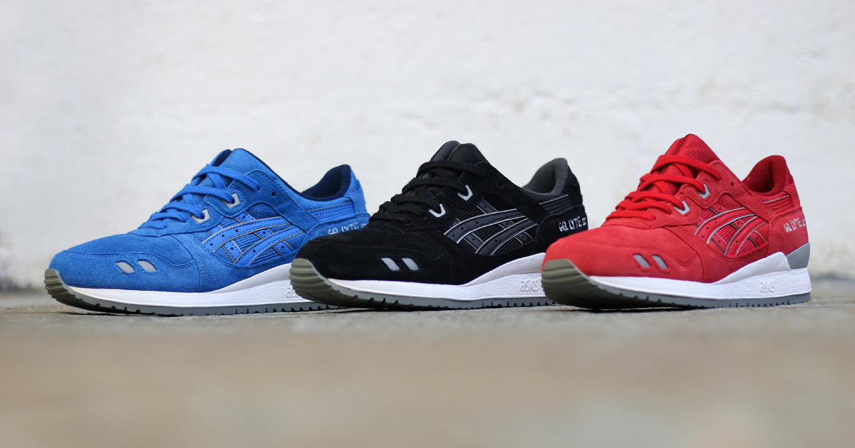 asics gel lyte 3 red blue