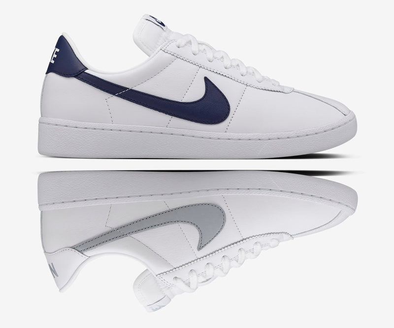 nikelab bruin leather sneakers