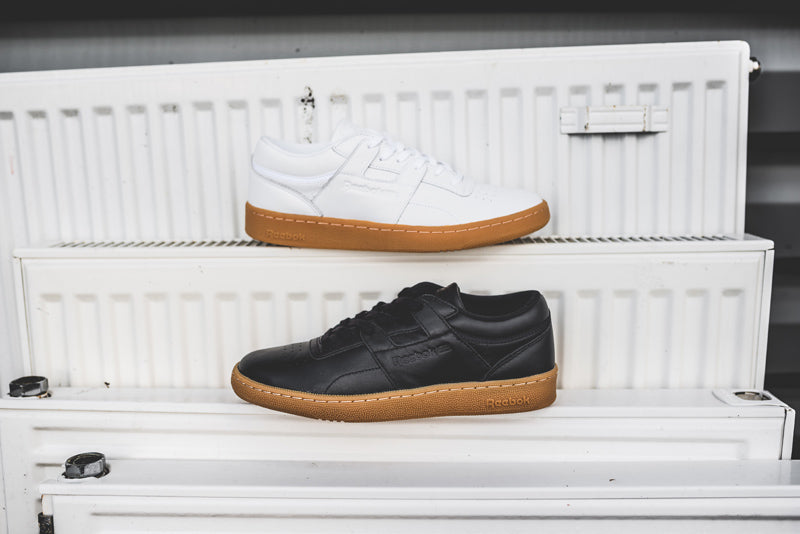 reebok club black gum