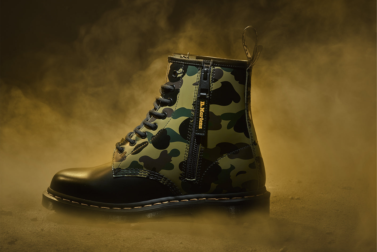 bathing ape dr martens