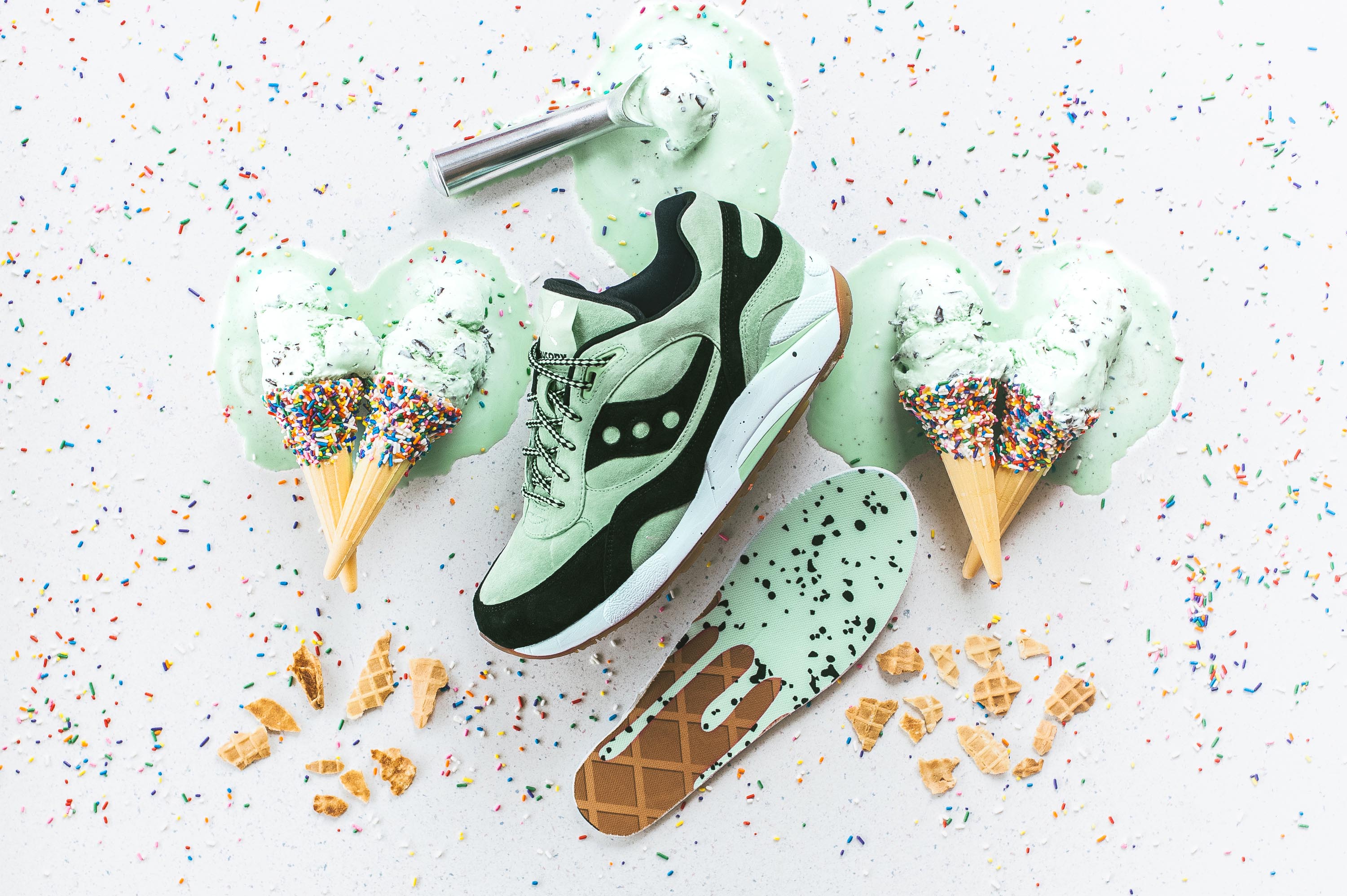 saucony shadow 6000 mint