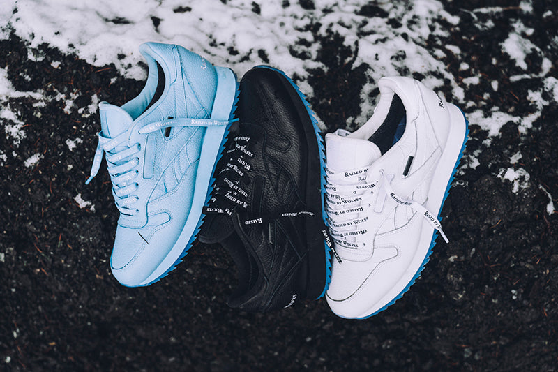 reebok x raised by wolves classic leather ripple gore tex