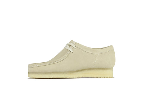 all white clarks wallabees