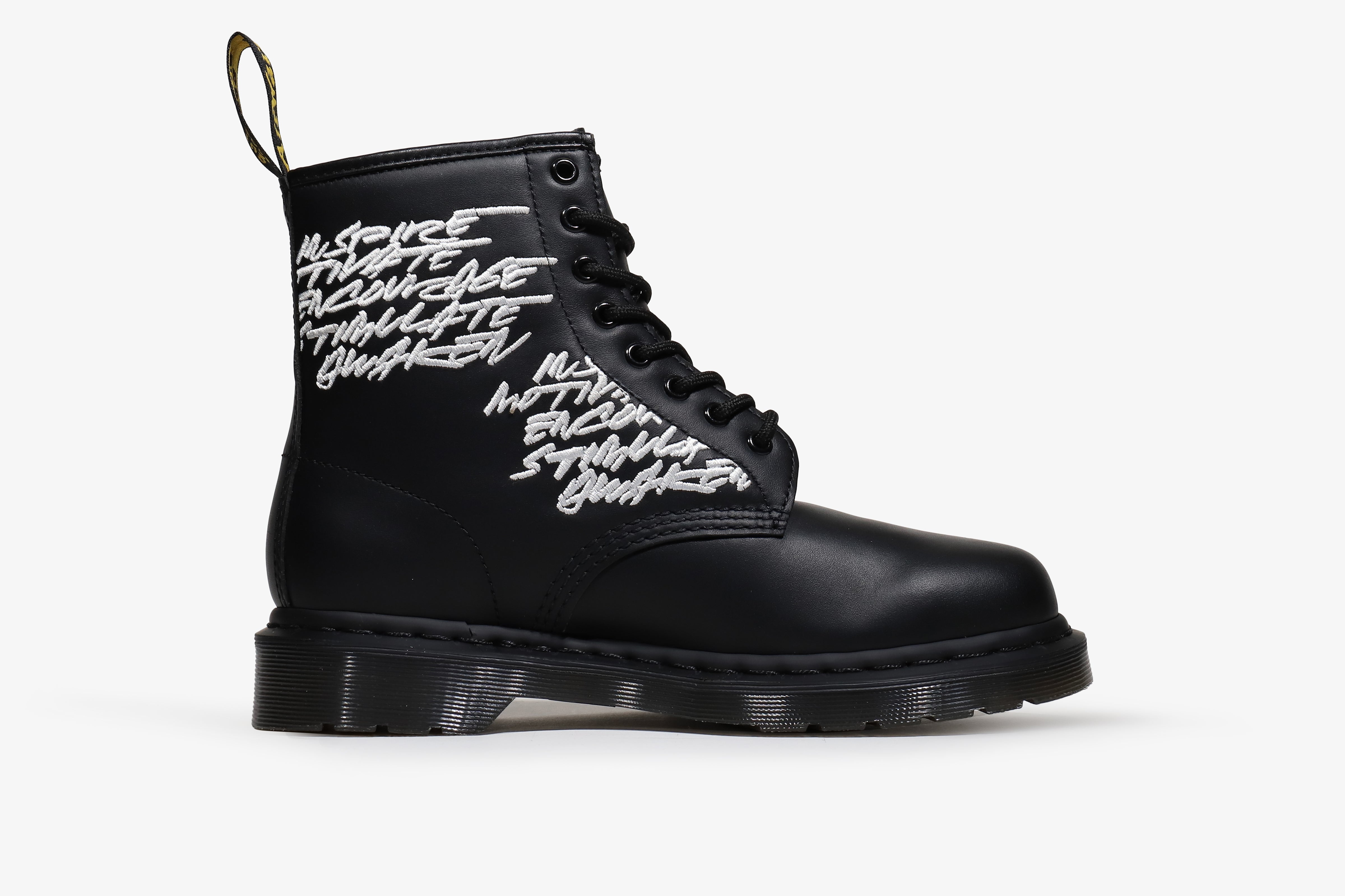 Dr Martens Atlas 8 Stivaletti foderati in pile neri