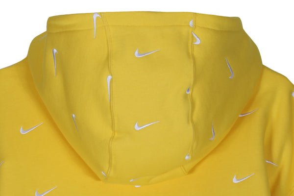 nike nrg swoosh logo hoodie yellow