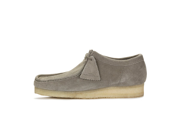 grey suede clarks