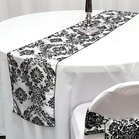 Taffeta Damask Runner 