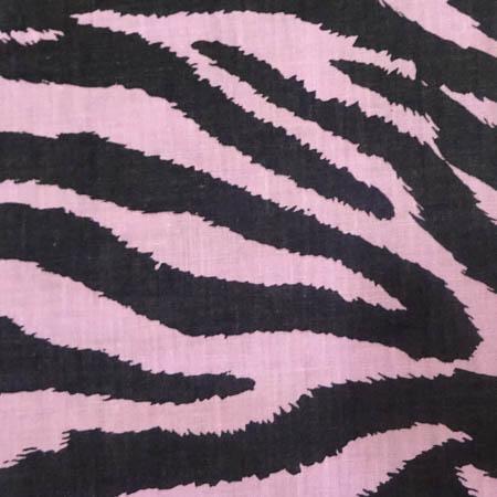 Zebra Print Poly Cotton Fabric