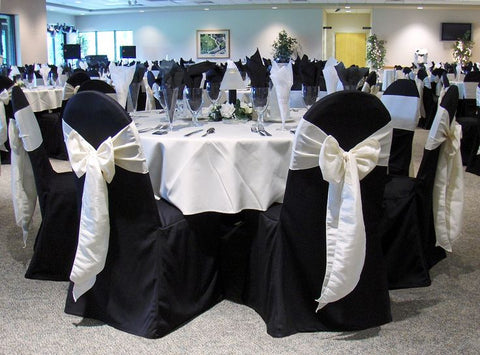 Polyester Metal Folding and Plastic Chair Covers