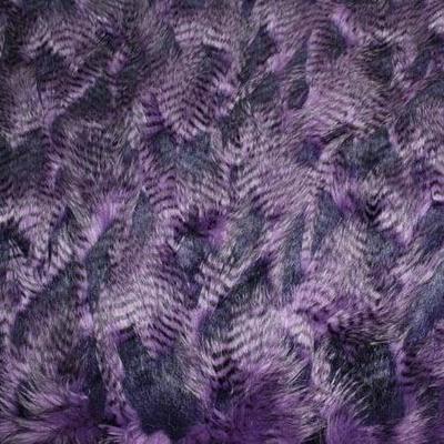 Faux Fake Fur Animal Print Long Pile Fabric