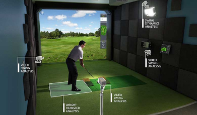 hd golf simulator installation